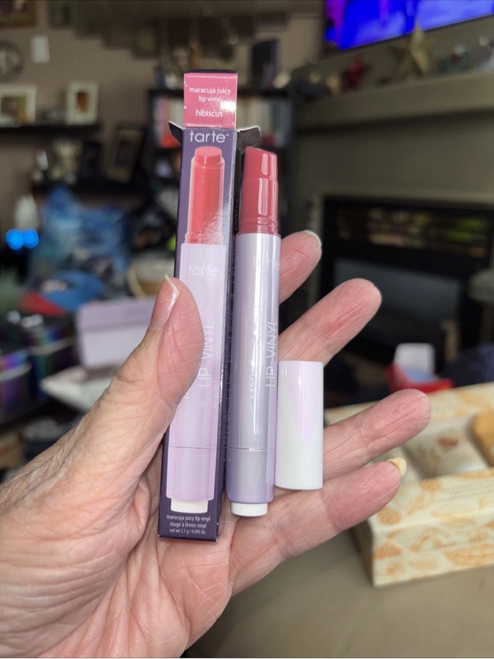Tarte Lip Vinyl Stick - Hibiscus Pink Coral. New!